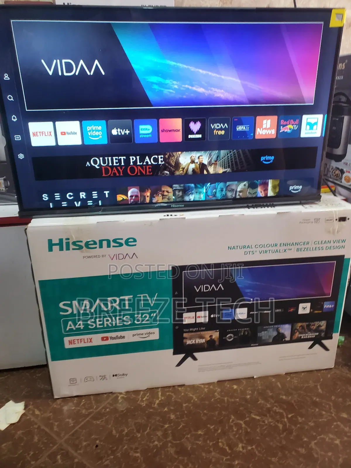 New Hisense Smart Vidaa 32" Tv