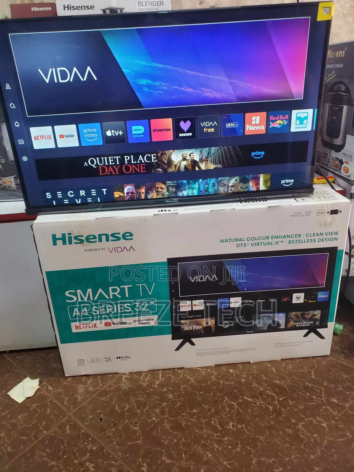 New Hisense Smart Vidaa 32" Tv