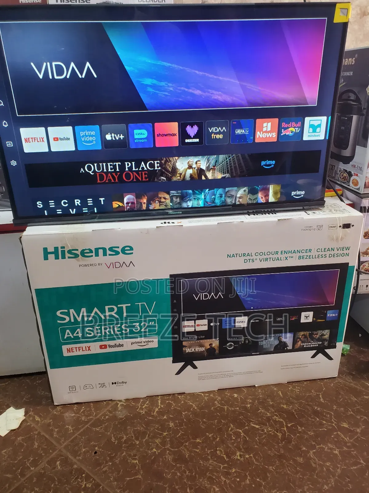 Hisense Smart Vidaa 32" Boxed