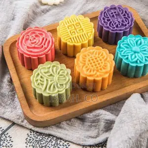 Cake Mold 6 Pcs, Mid Autumn Festival Diy Hand Press Cookie