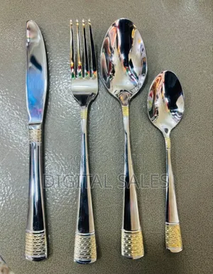 Heavy Set of Stainless Steel Cutlery