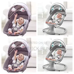 Decorated Electronic Baby Rocker