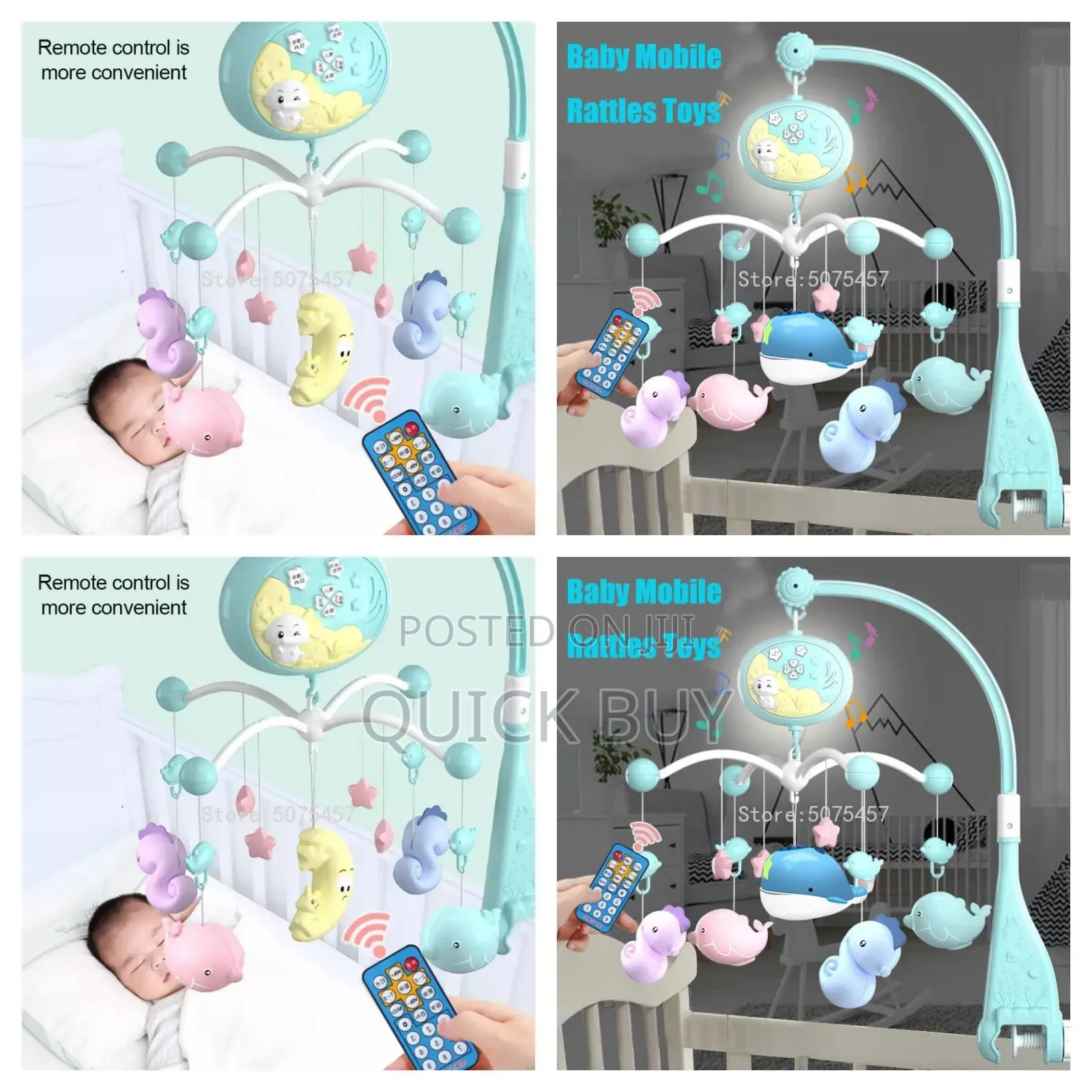 Baby Mobile Latter and Crib Bell