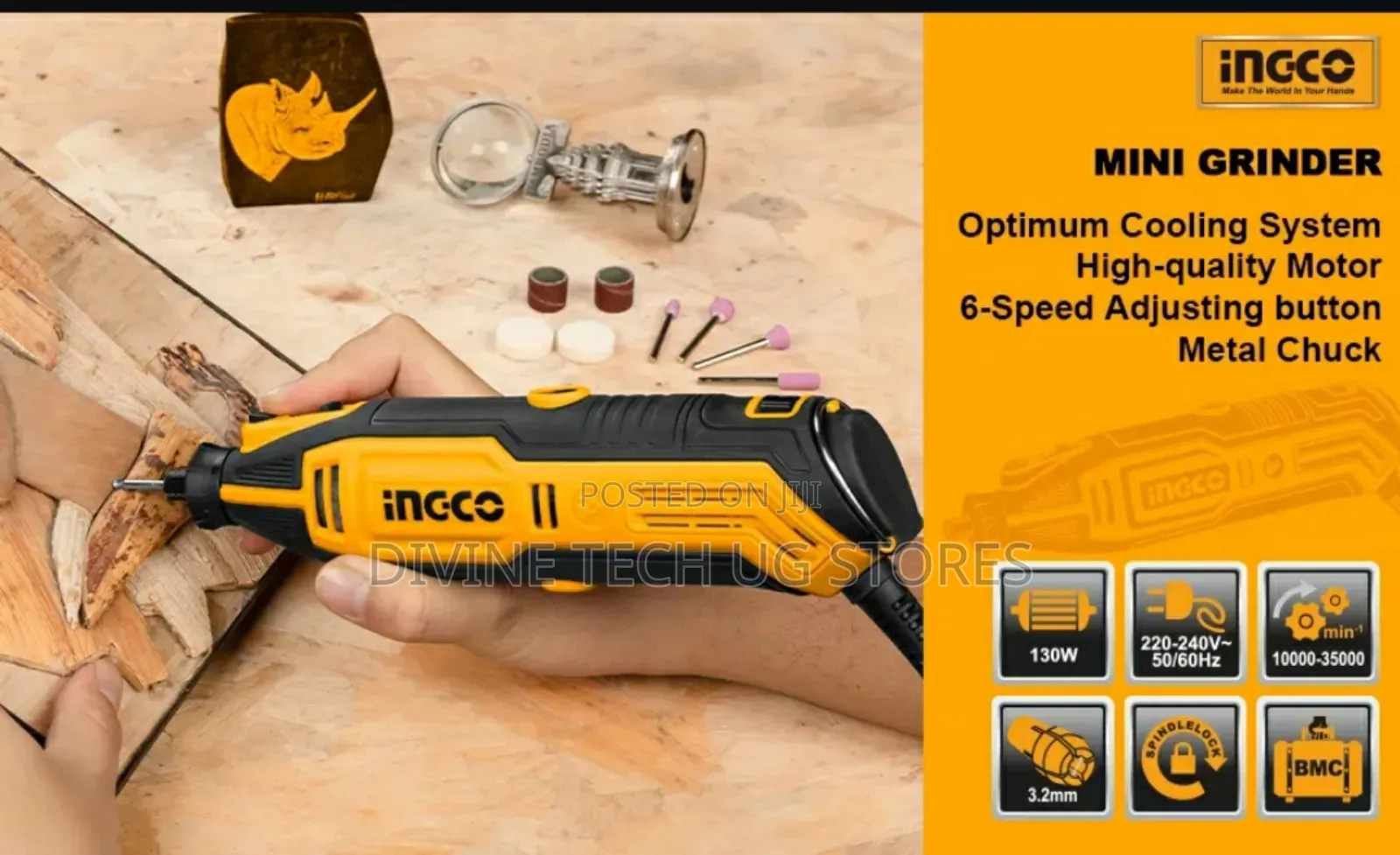 Ingco Mini Die Grinder -200 Watts Mg2008
