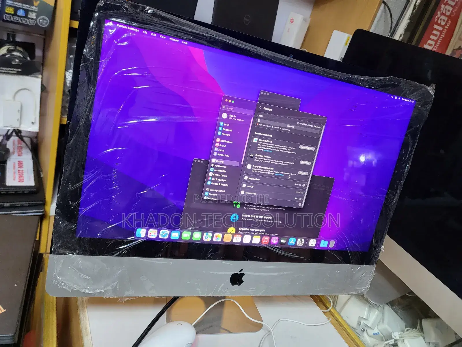 Desktop Computer Apple iMac 12GB Intel Core I5 SSD 512GB