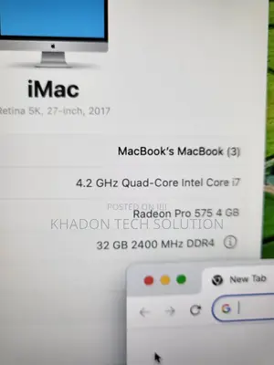 Desktop Computer Apple iMac 32GB Intel Core I7 SSD 1.5T