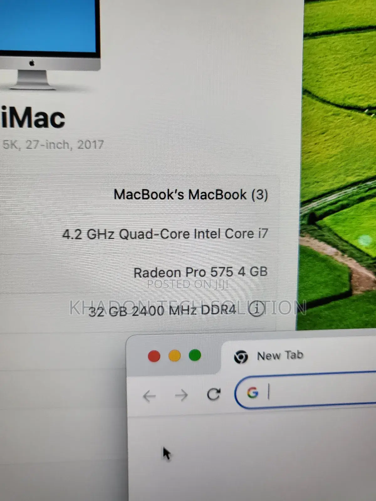 Desktop Computer Apple iMac 32GB Intel Core I7 SSD 1.5T