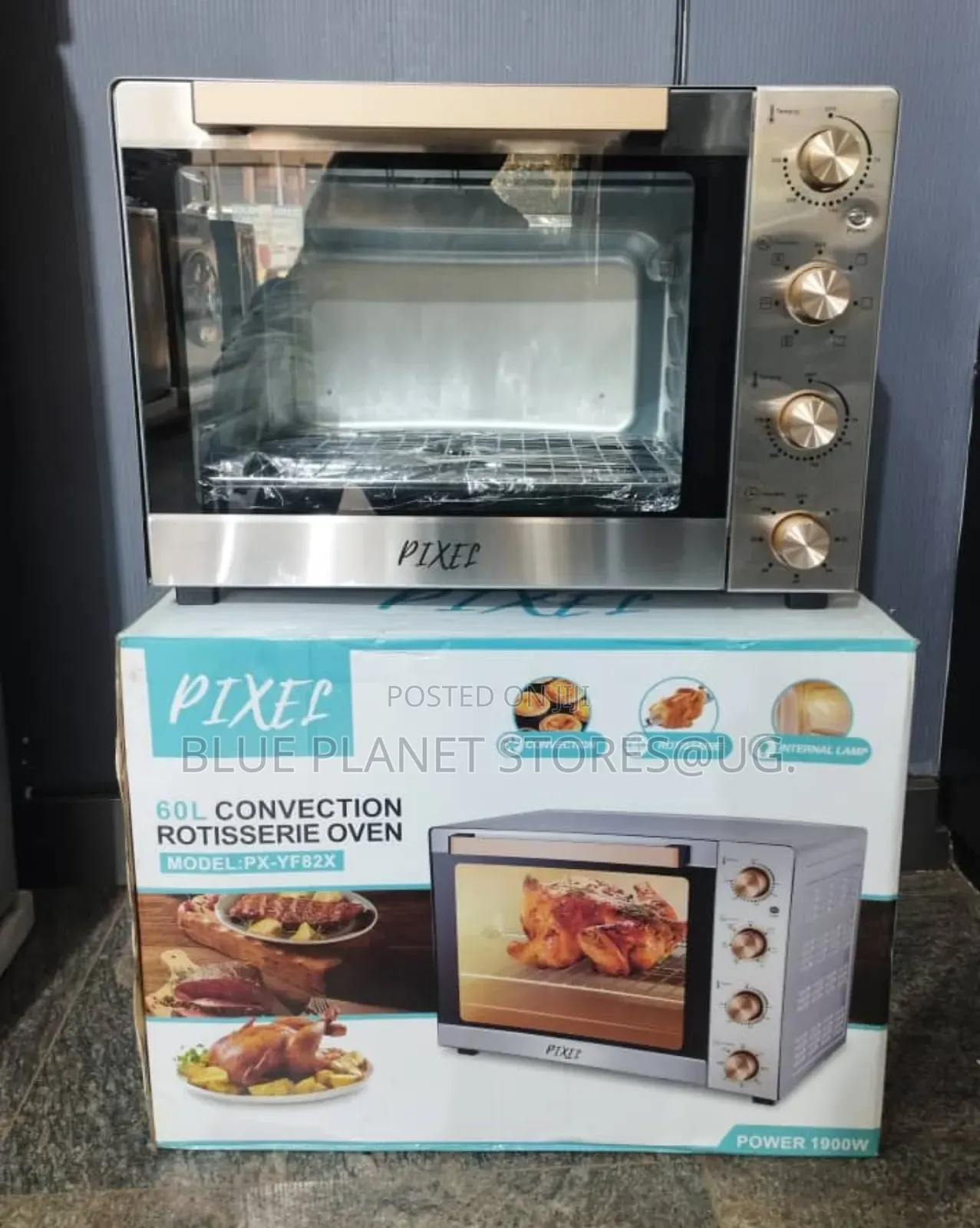 Pixel 60litre Convection Ovens With a Rotisserie \\ Px-Yf82x