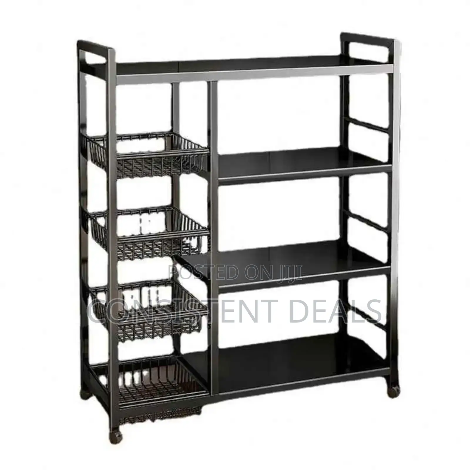 Kitchen Multilayer Trolley Storage Organizer Shelf