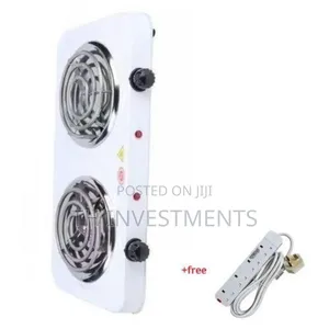 Double Coil Hotplate Cooker Plus a Free 4 Way Extension 