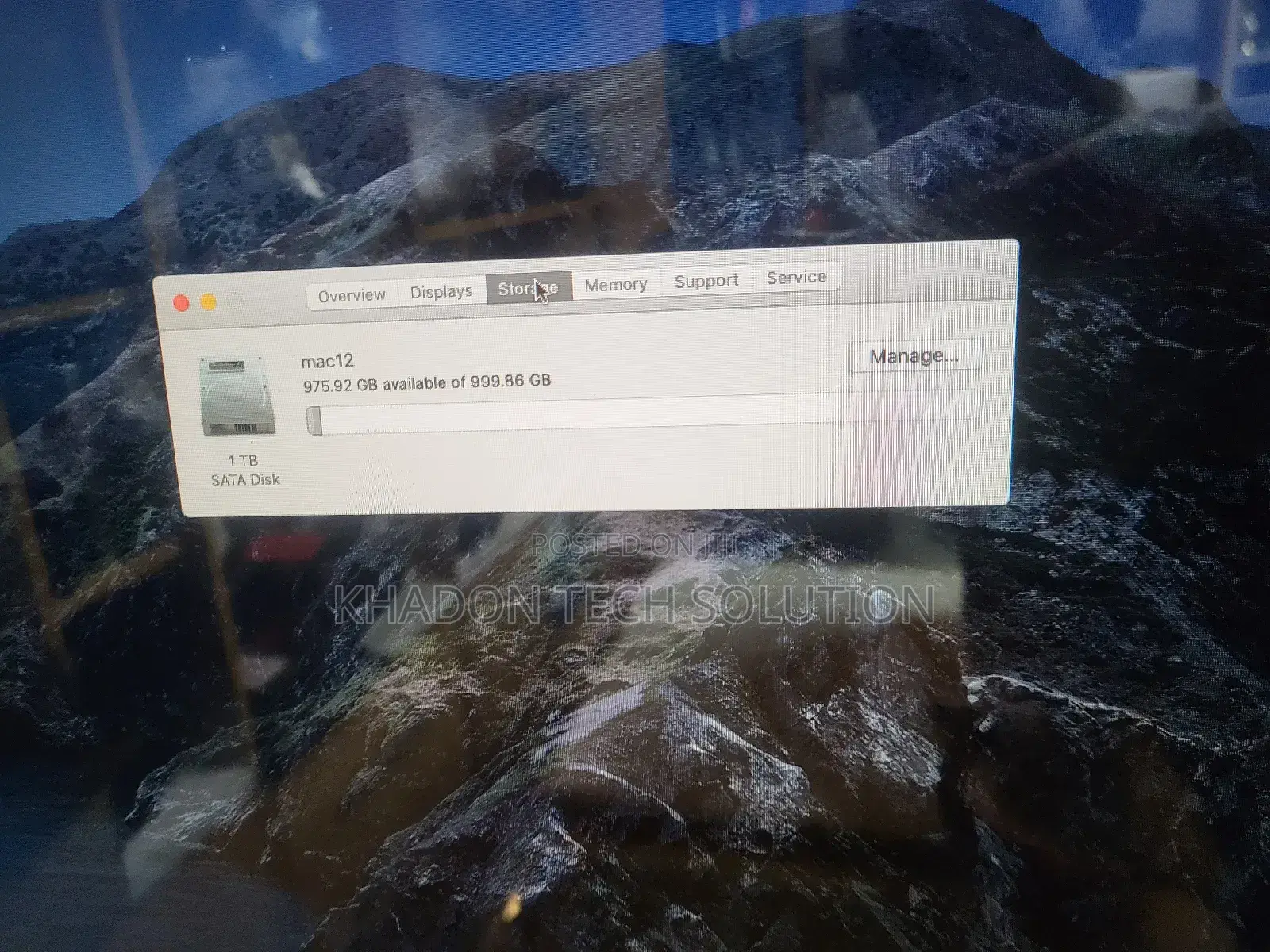 Desktop Computer Apple iMac 16GB Intel Core I5 HDD 1T