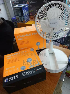 Foldable Fan 180 Angle Adjustment