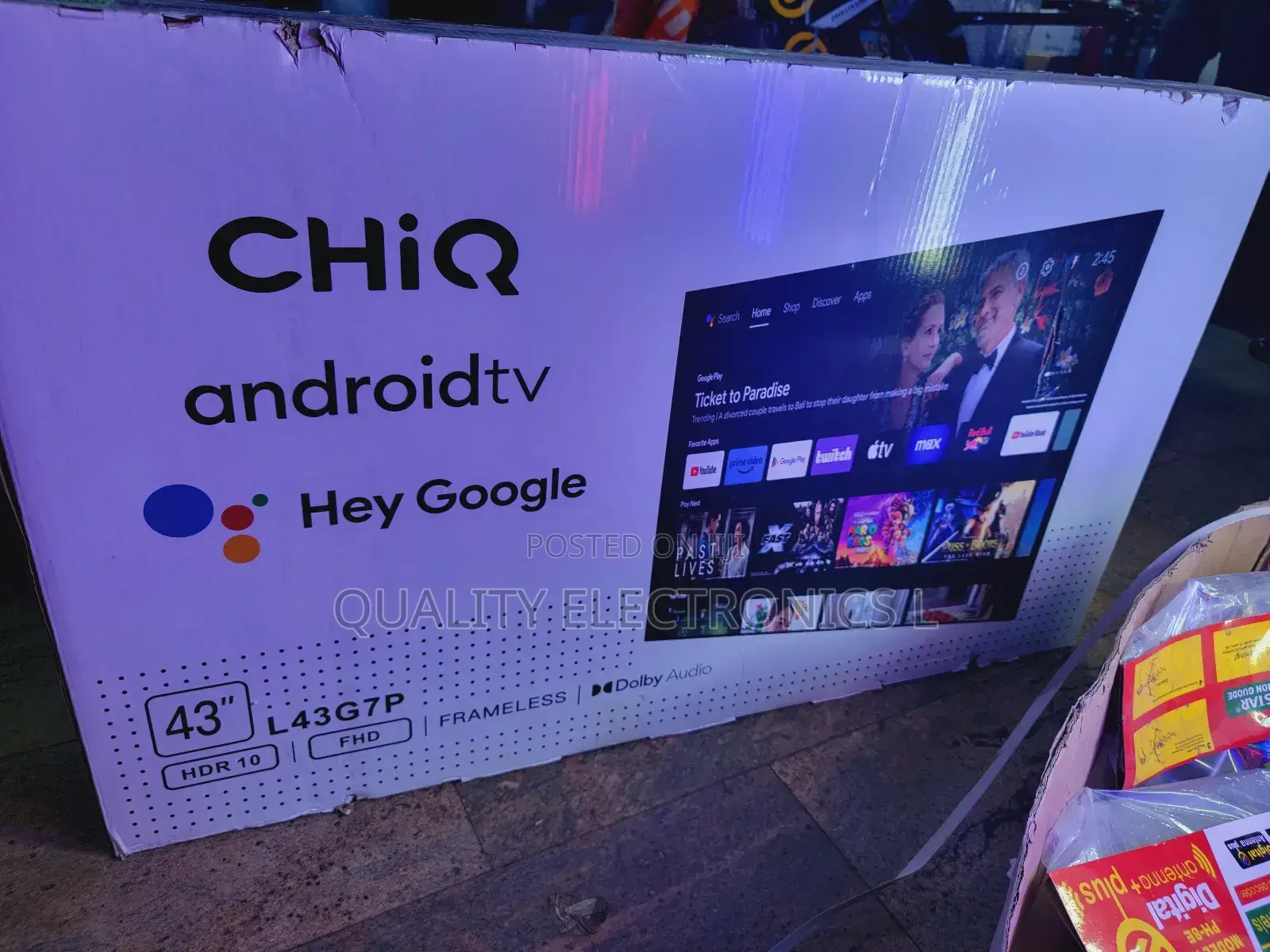 Chiq 43 Inches Smart Android Tv