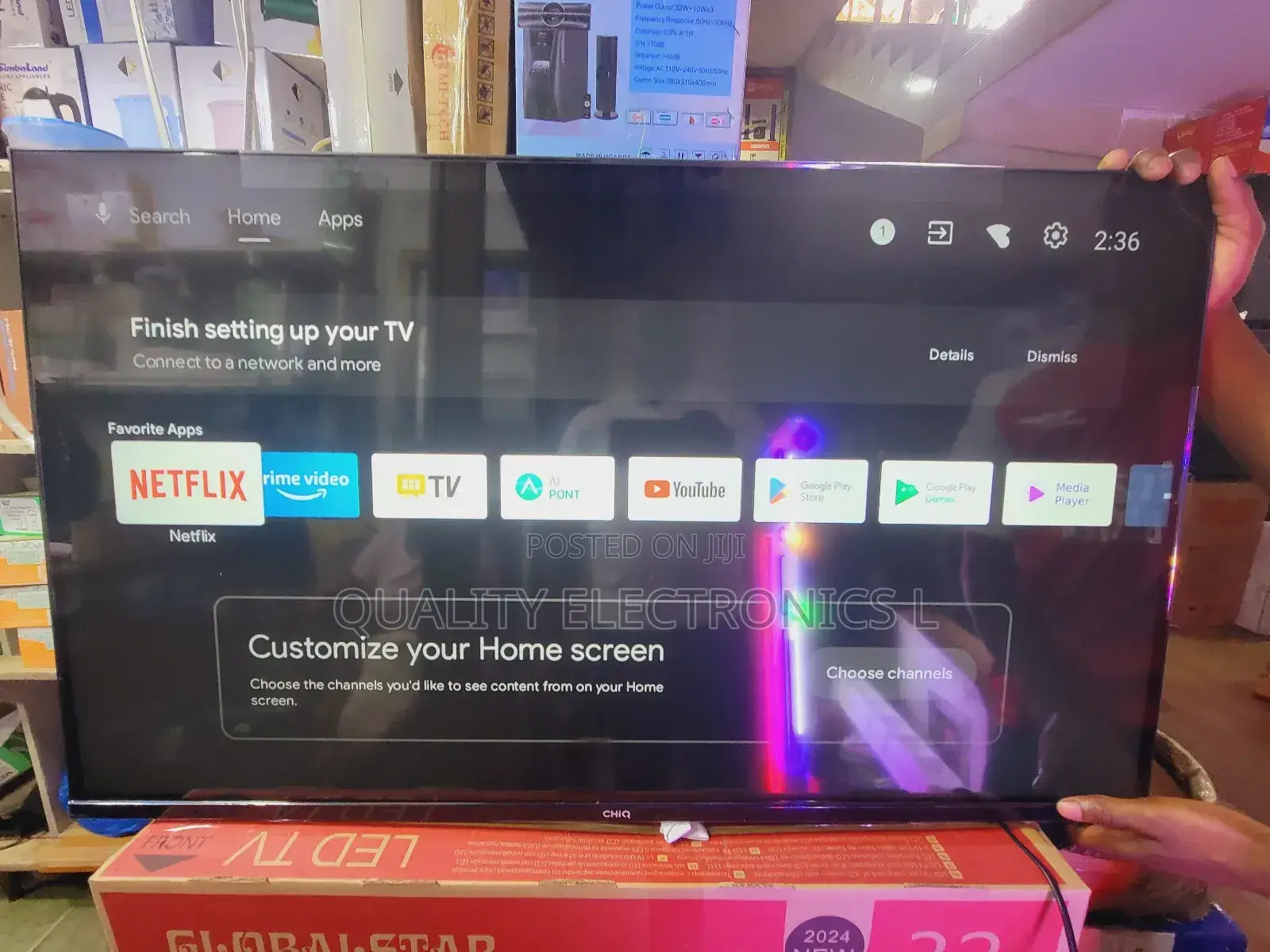 Chiq 43 Inches Smart Android Tv