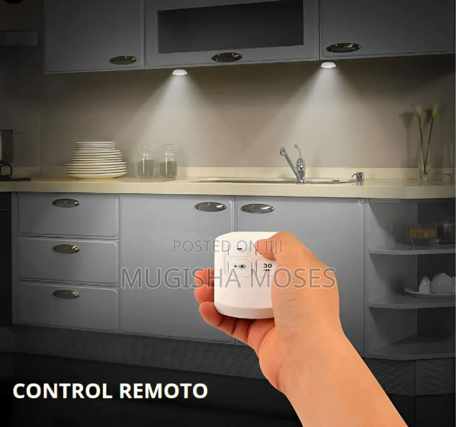 Led Light With Remote Control Set of 3.