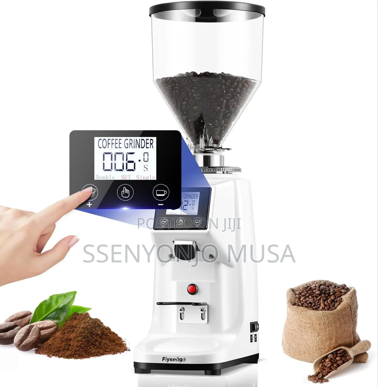 Flyseago Commercial Coffee Grinder