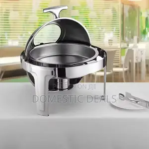 Round Chaffing Dish Stainless Steel Food Warmer