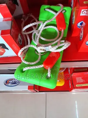 Outdoor and Indoor Kids Swing Seat With Adjustable Rope