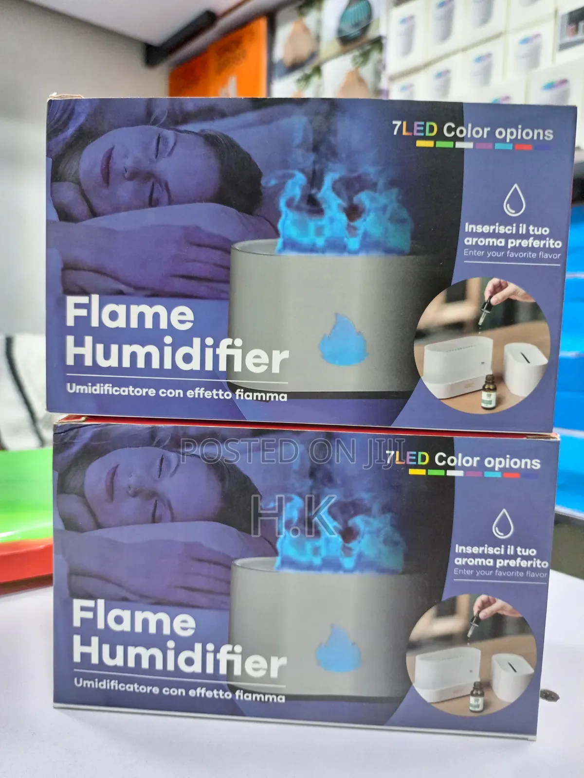 Flame Humidifier and Aroma Diffuser.