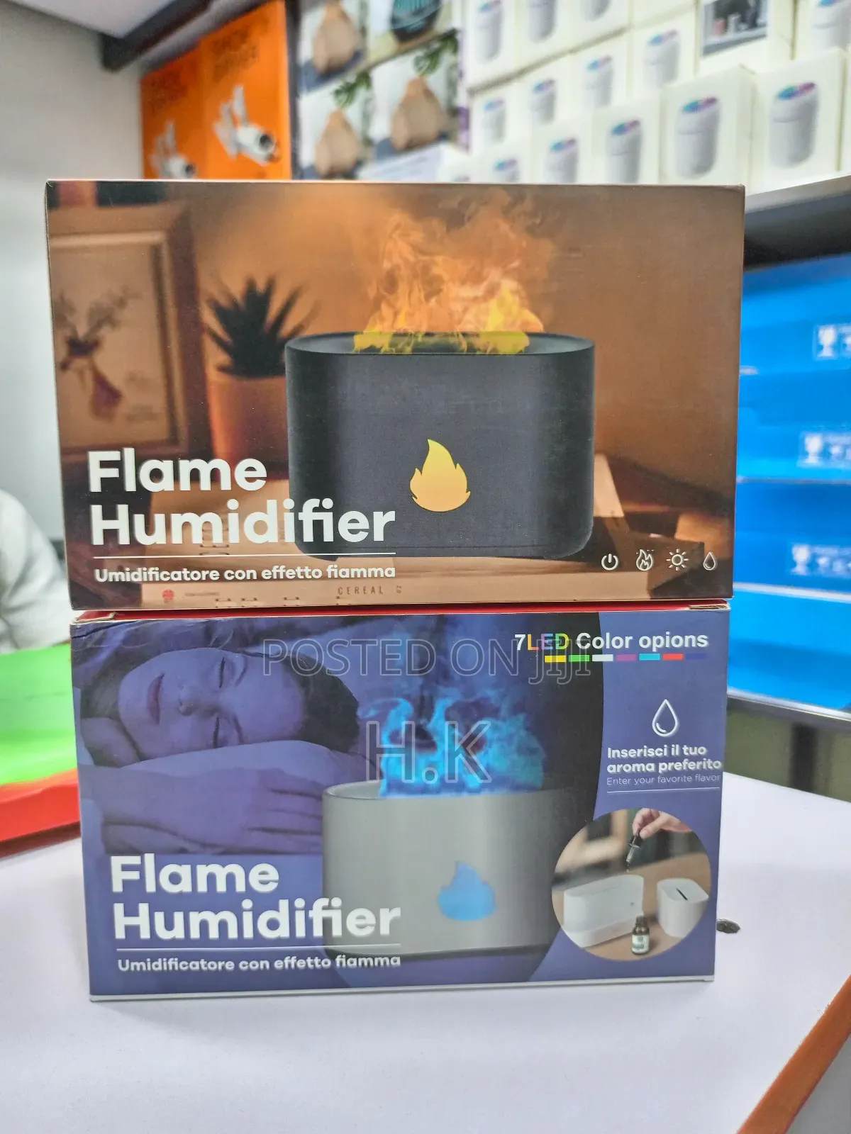 Flame Humidifier and Aroma Diffuser.