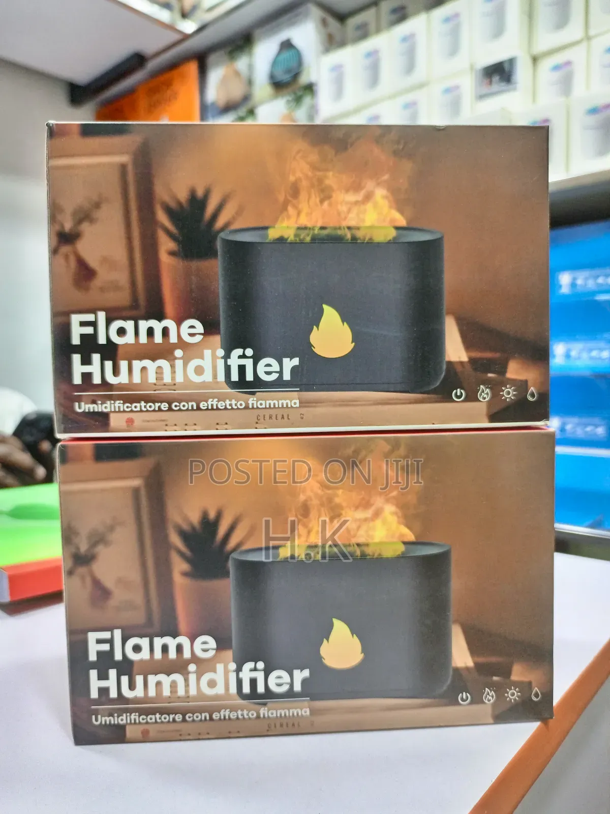 Flame Humidifier and Aroma Diffuser.