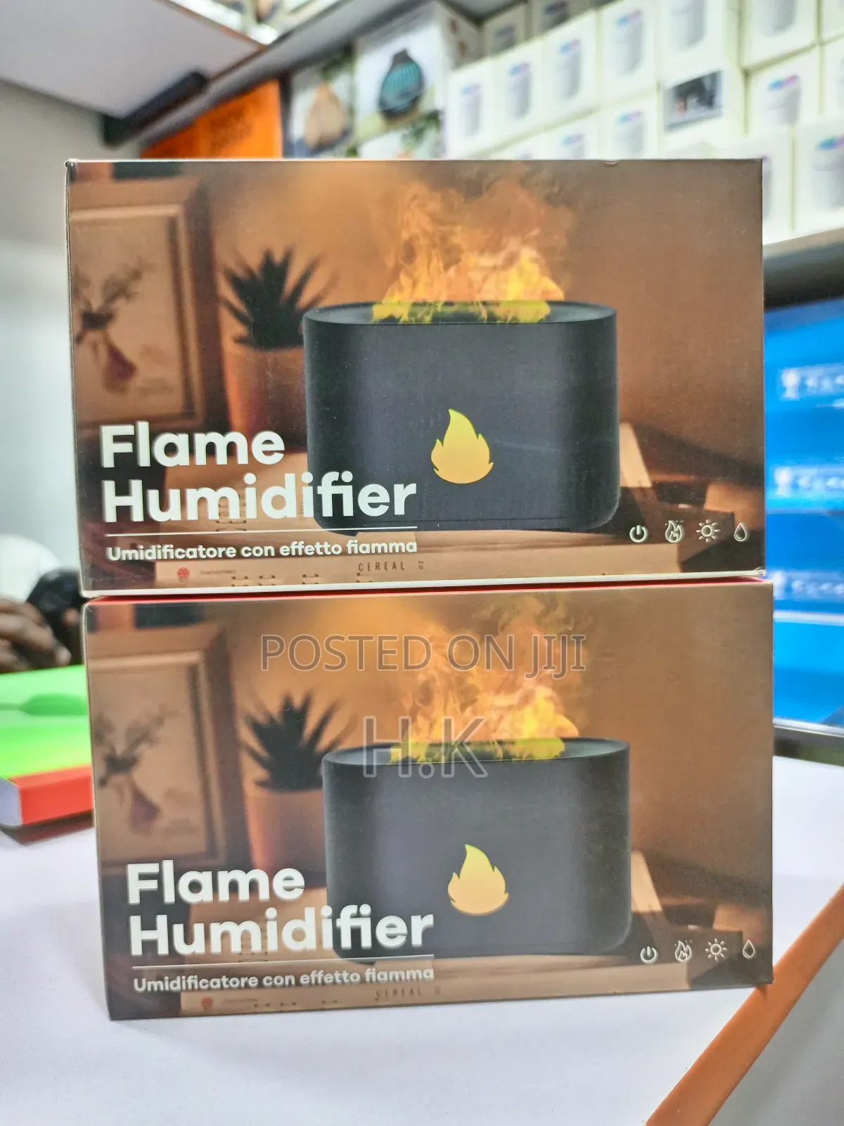 Flame Humidifier and Aroma Diffuser.