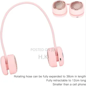 Portable, Wearable Neck Fan.