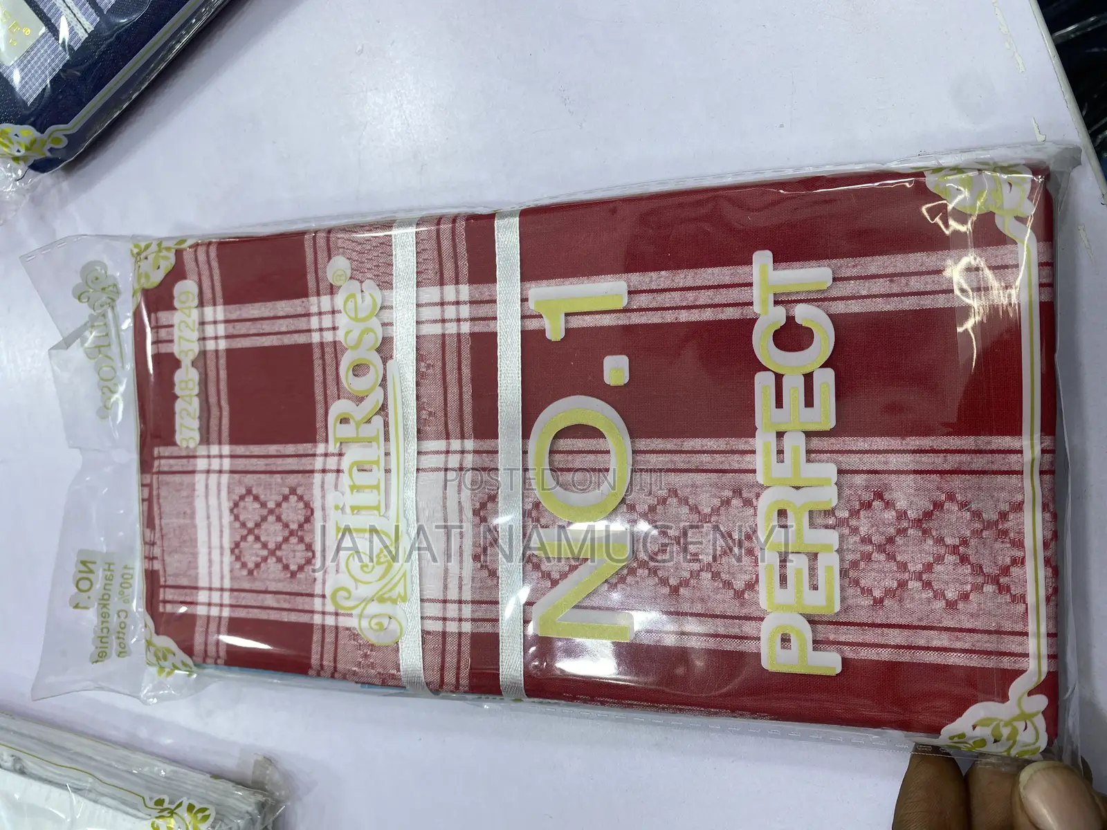 3 Colored Plain Handkerchiefs