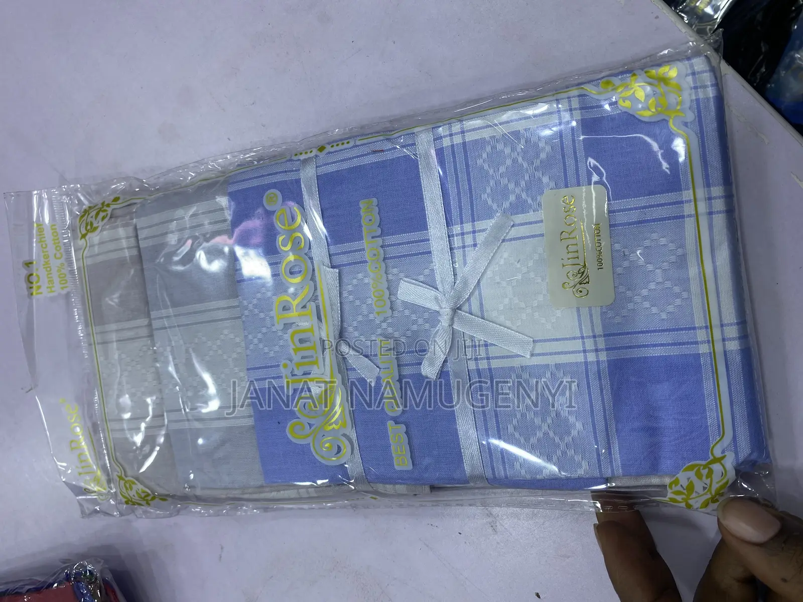 Blue, Grey Colored Handkerchiefs