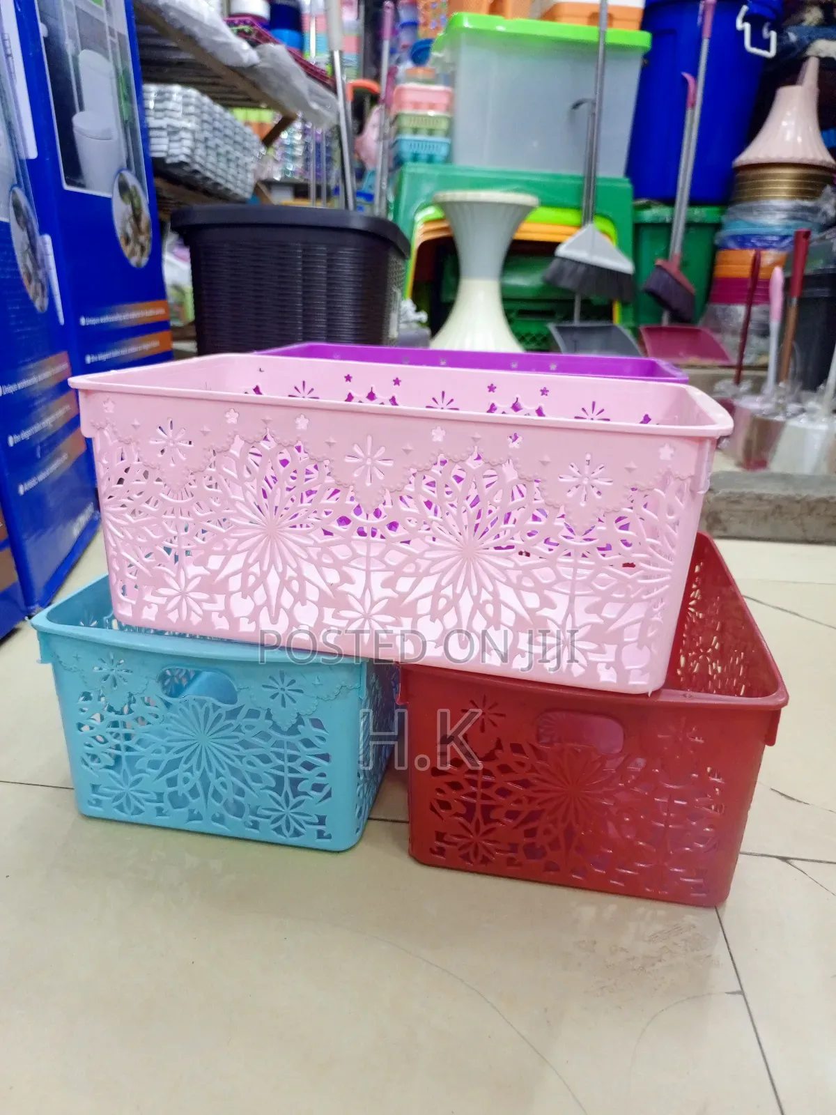 Multipurpose Plastic Storage Basket