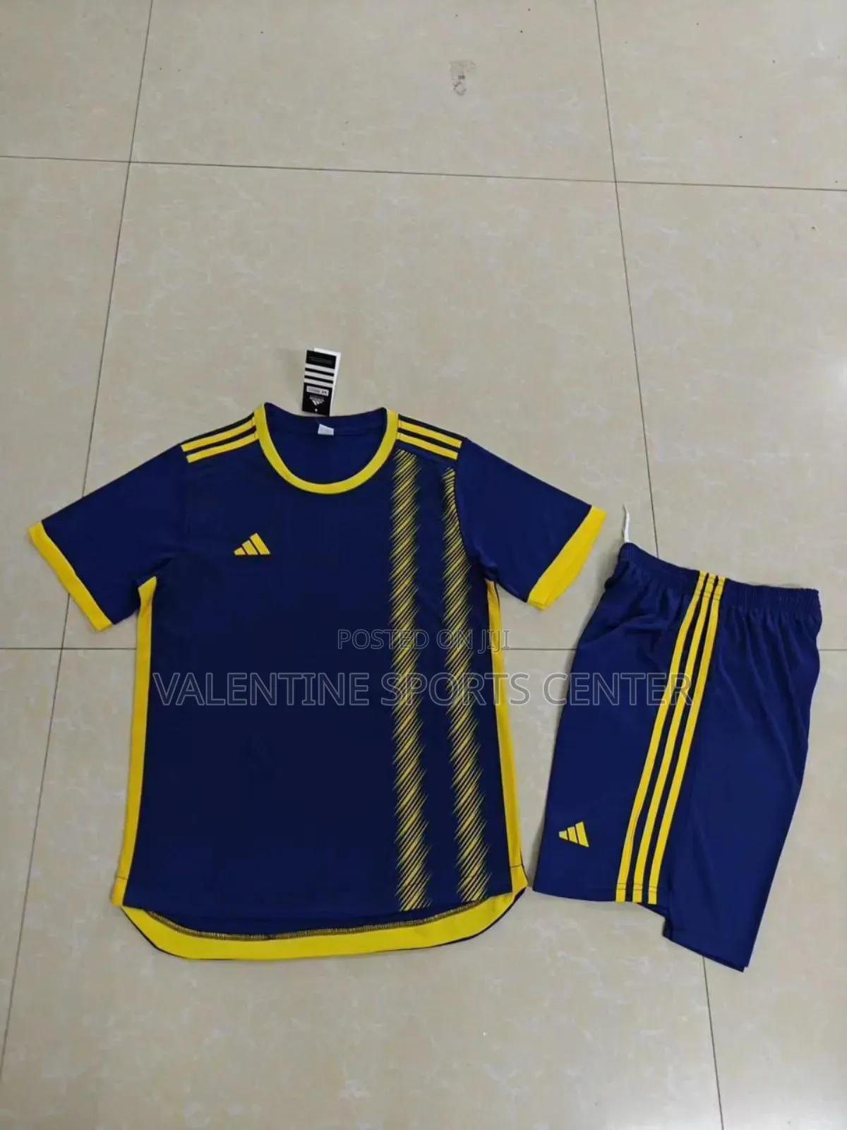 Yellow Colour Adidas Jersey