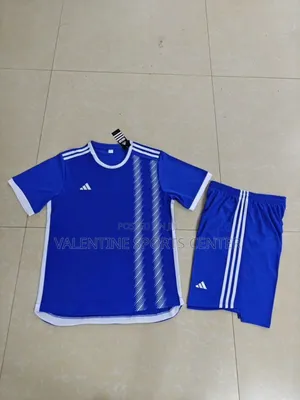 Blue Colors With White Colour Jersey Adidas