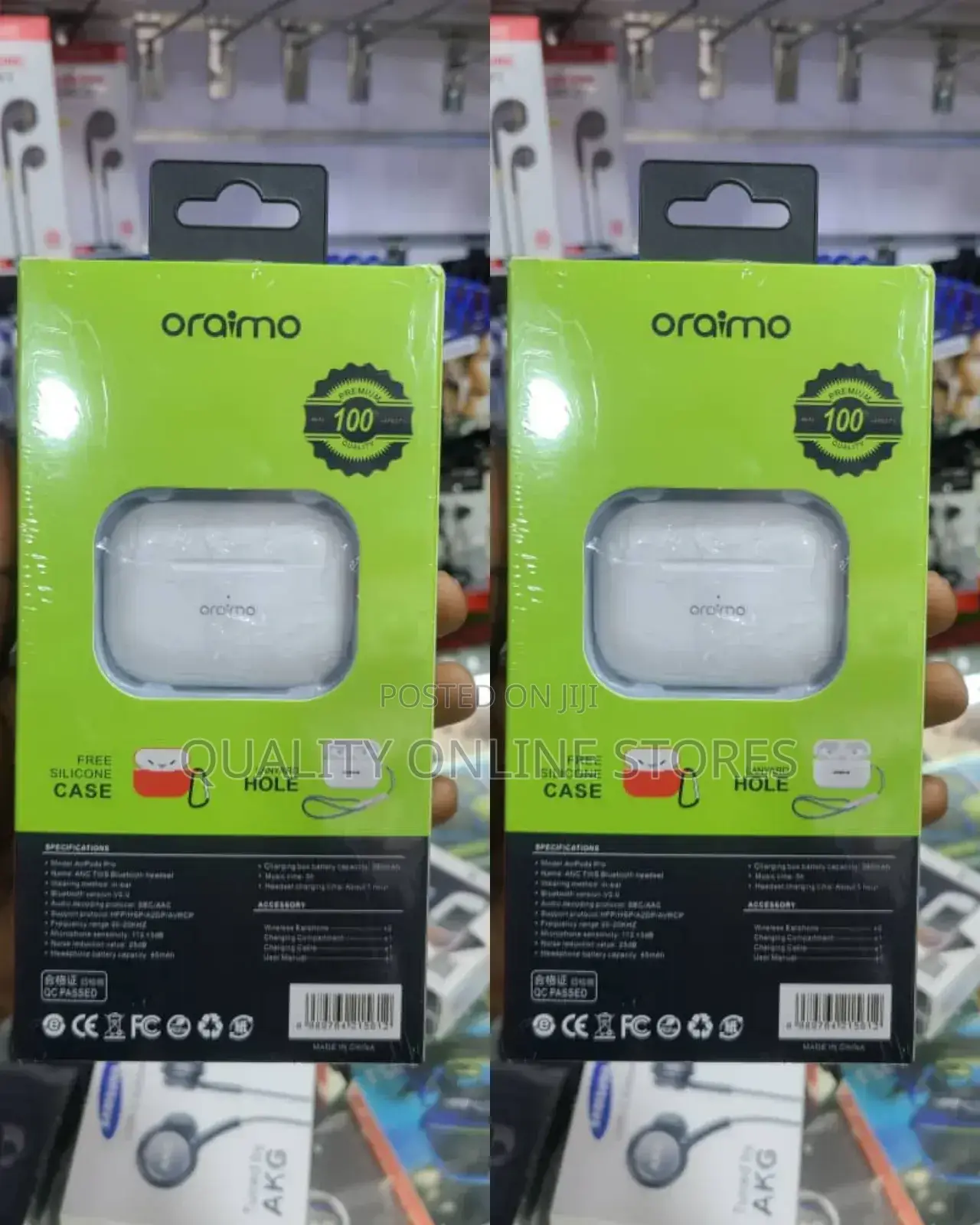 White Oraimo Pods