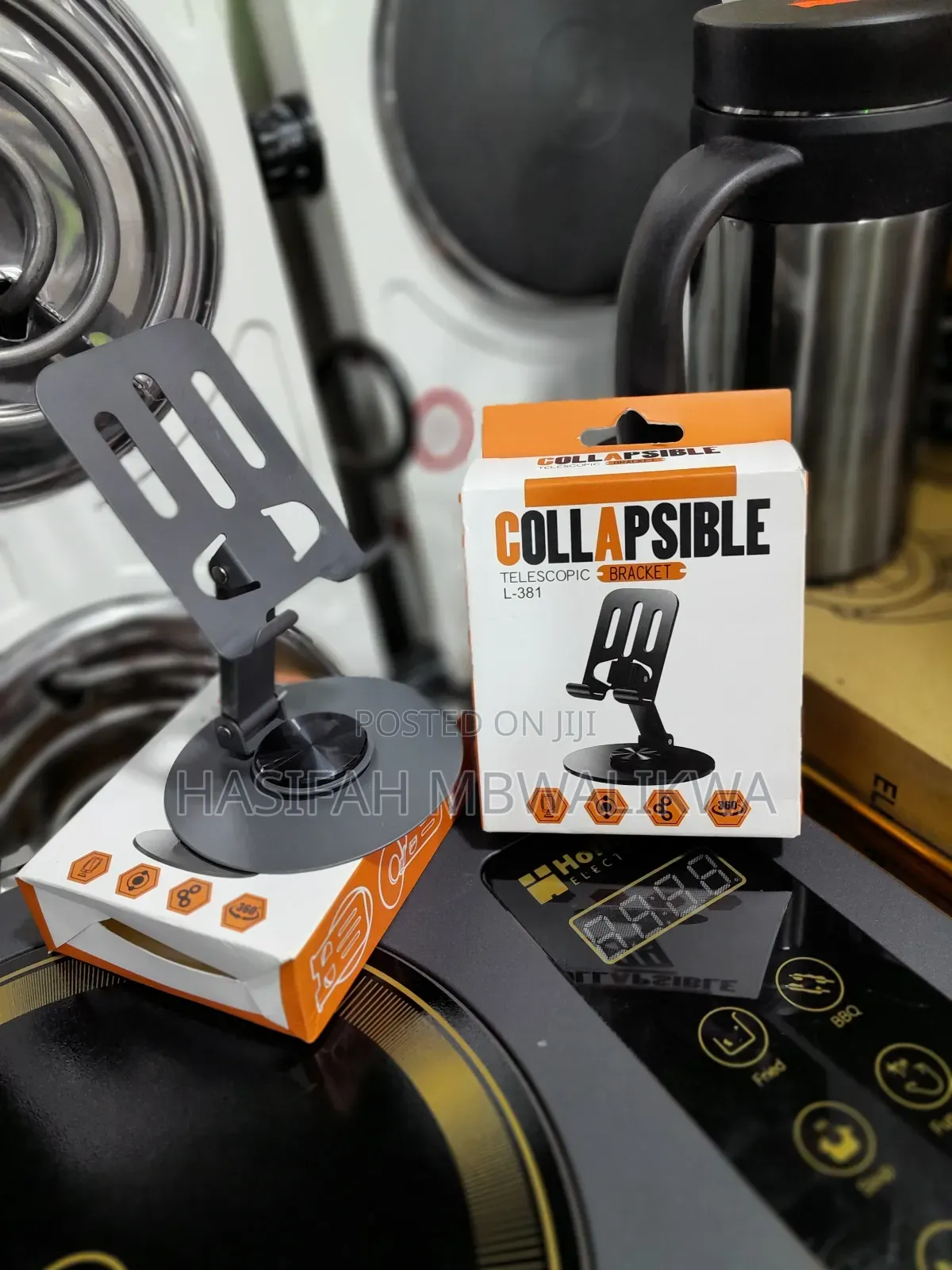 Collapsible Table Phone Bracket