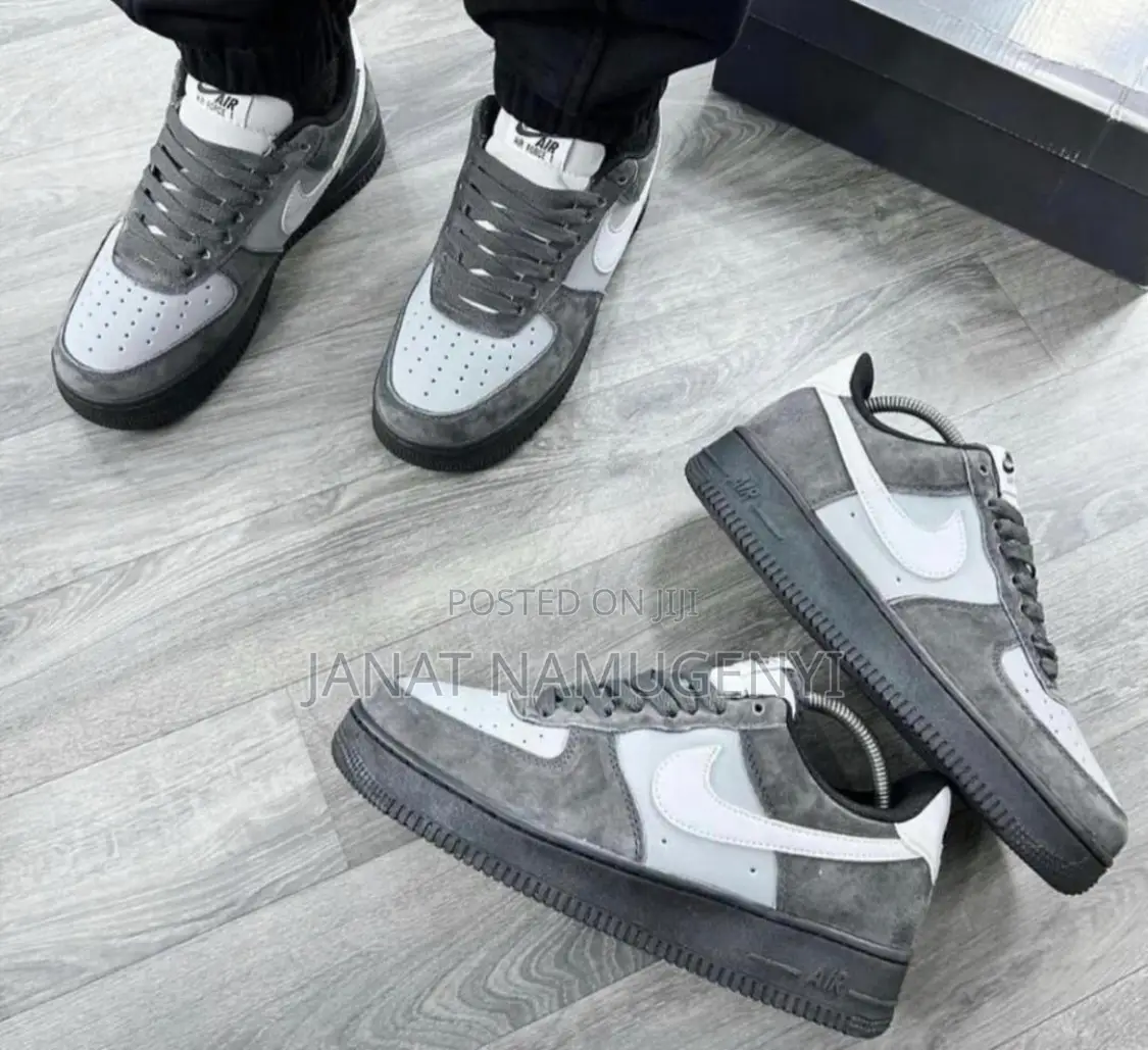 White and Grey Nike Air Sneaker