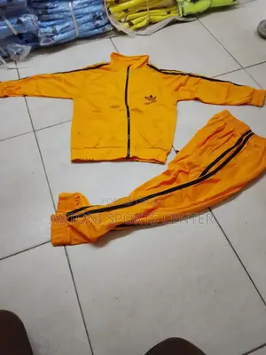 Yellow Track Suit Adidas Material
