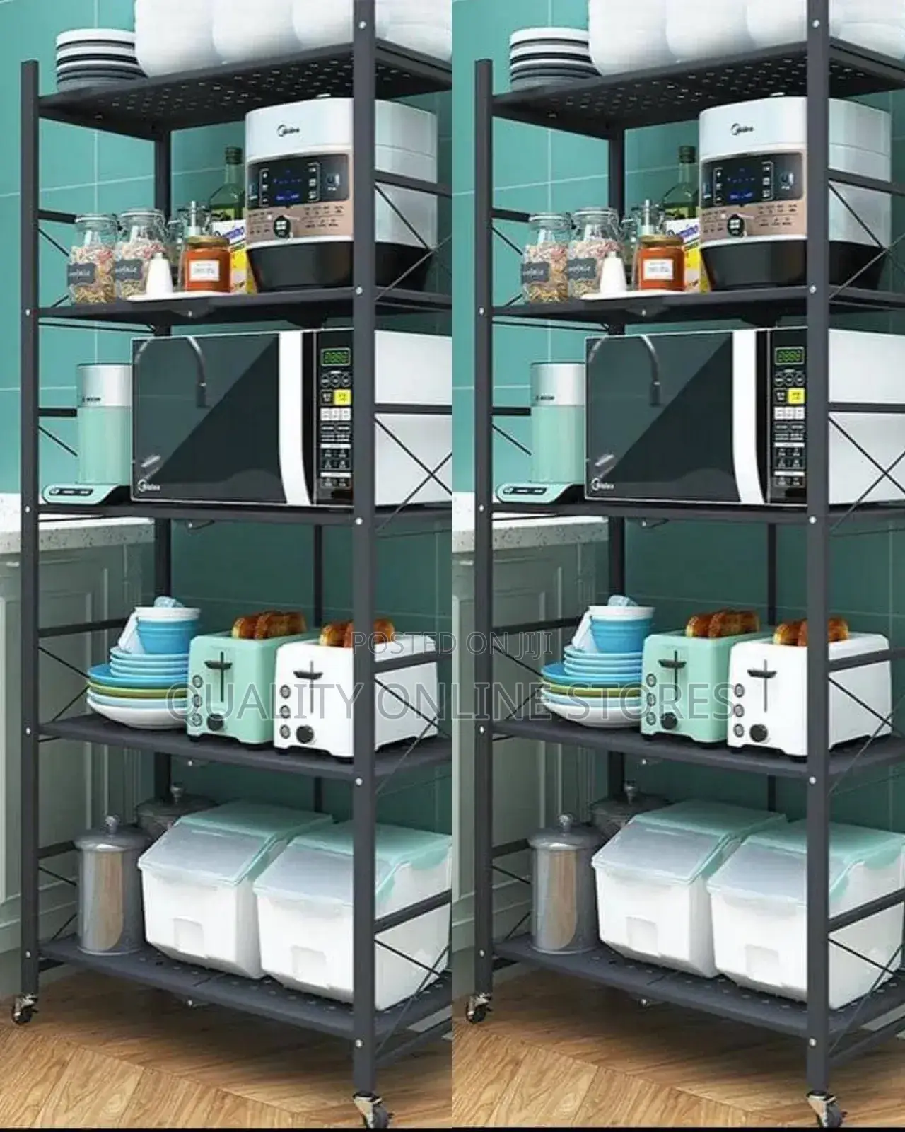 Metallic Kitchen Storage Rack
