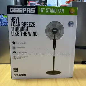 Geepas 16” Stand Fan With Remote