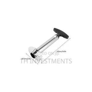 Stainless Steel Pineapple Peeler Cutter - Silver, Black 