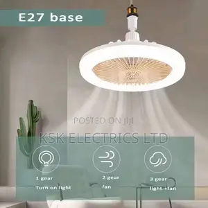 E27 Socket Fan Light Ceiling Fan Chandelier Lighting