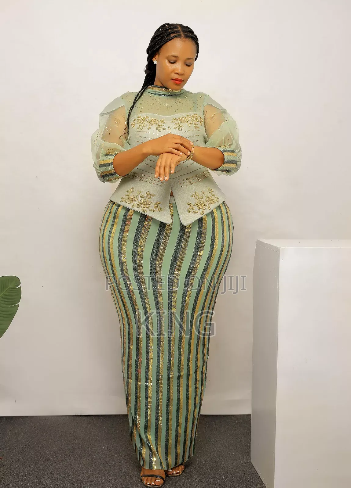Opulent Two-Piece Dress