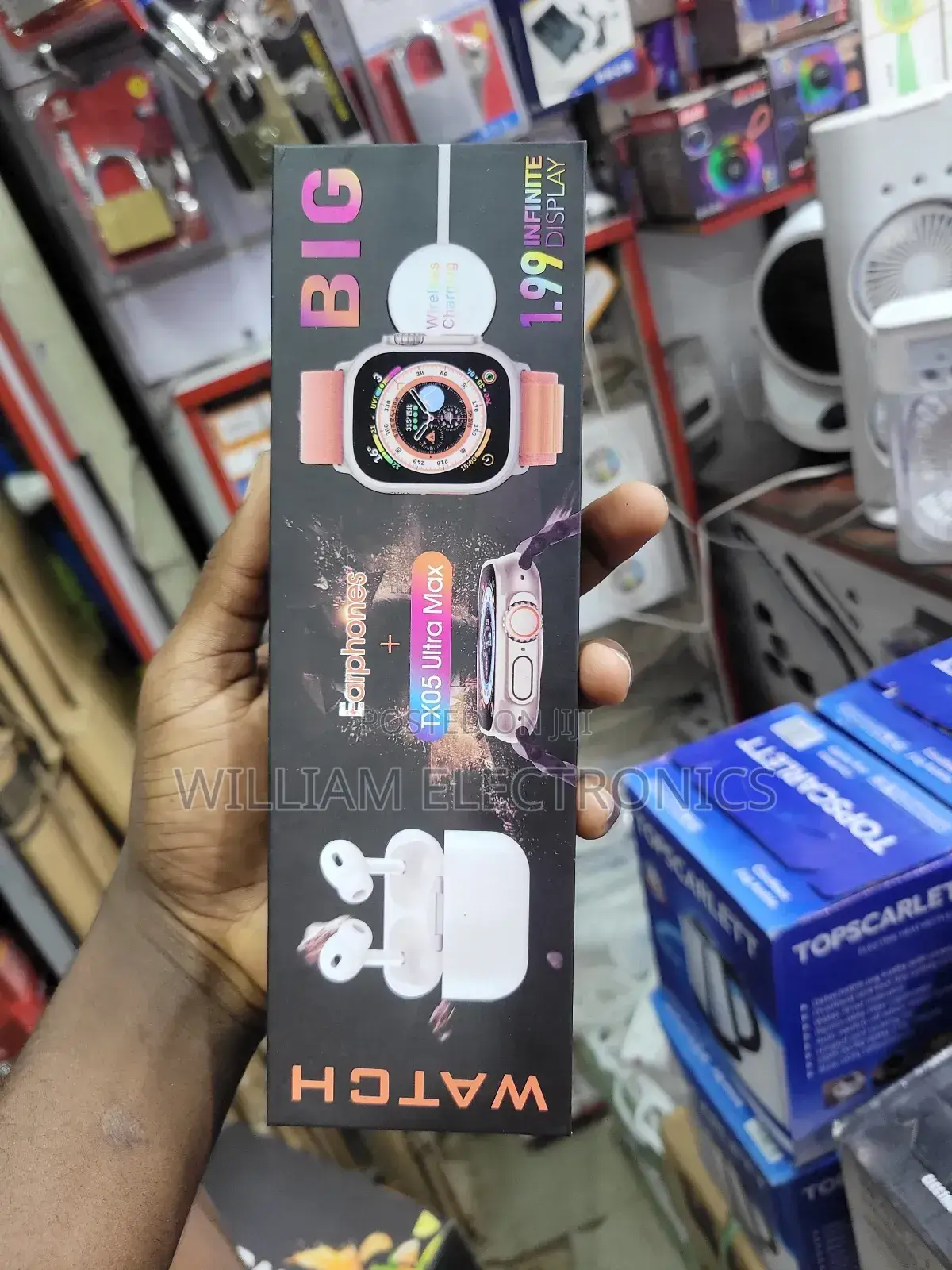 Tx05 Ultra Max Smart Watch With Earphones