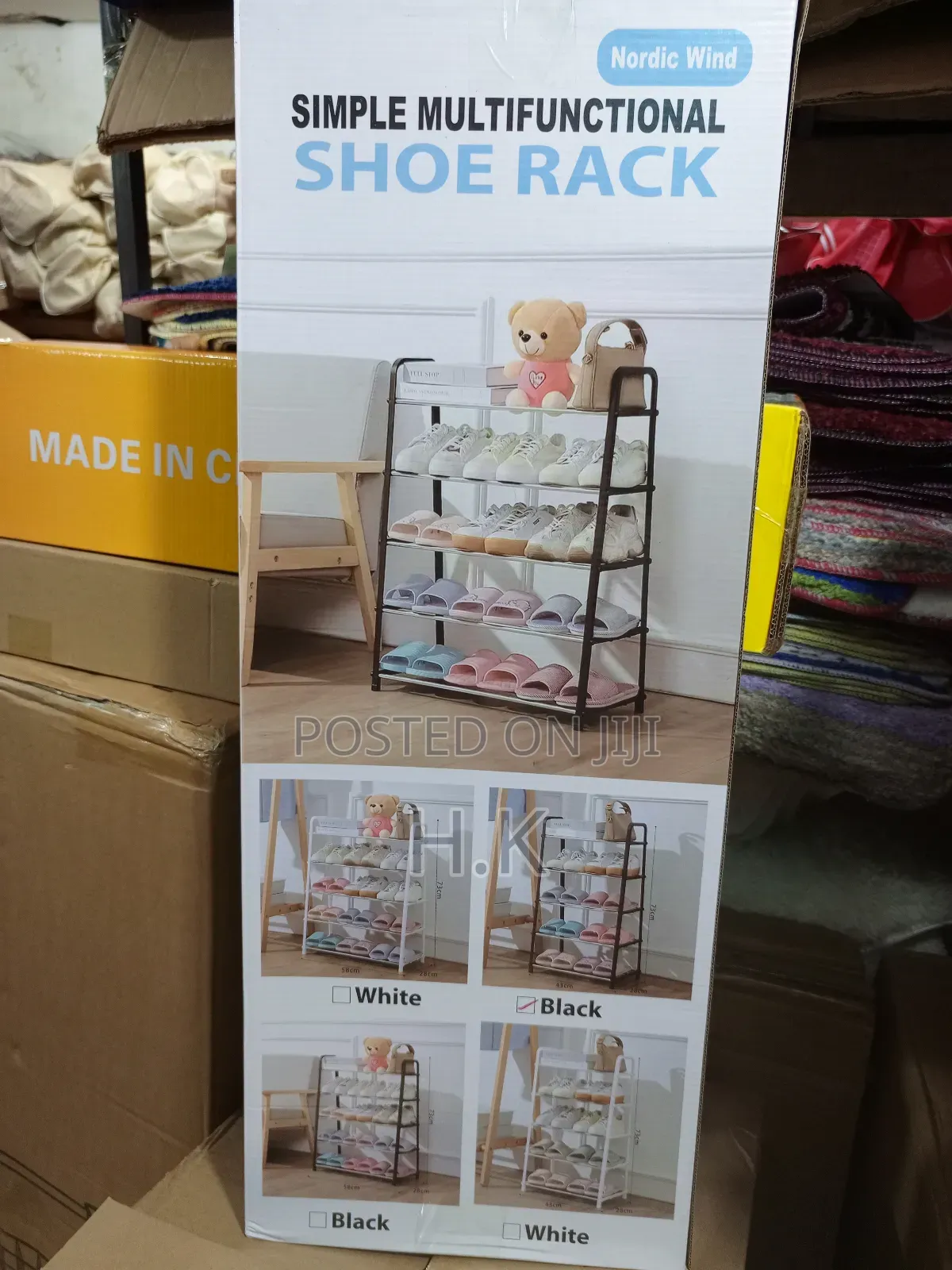 Nordic Wind Simple Multifunctional Shoe Rack