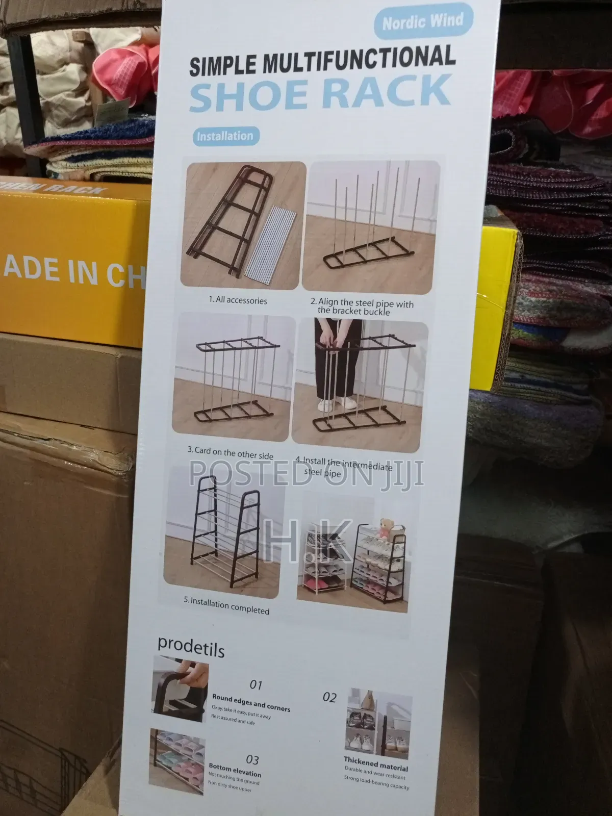 Nordic Wind Simple Multifunctional Shoe Rack