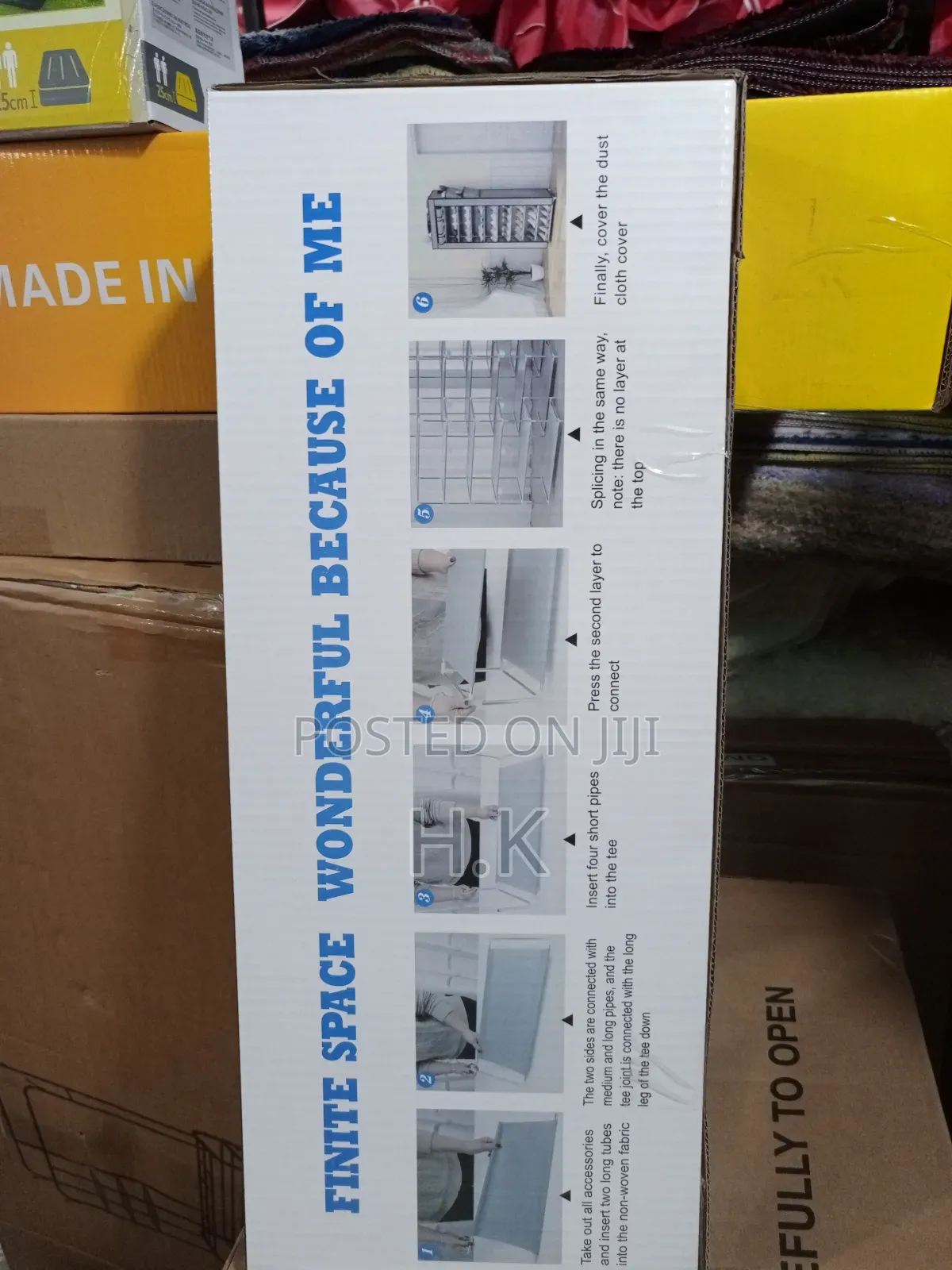 10-Layer Single-Row Zipper Shoe Cabinet