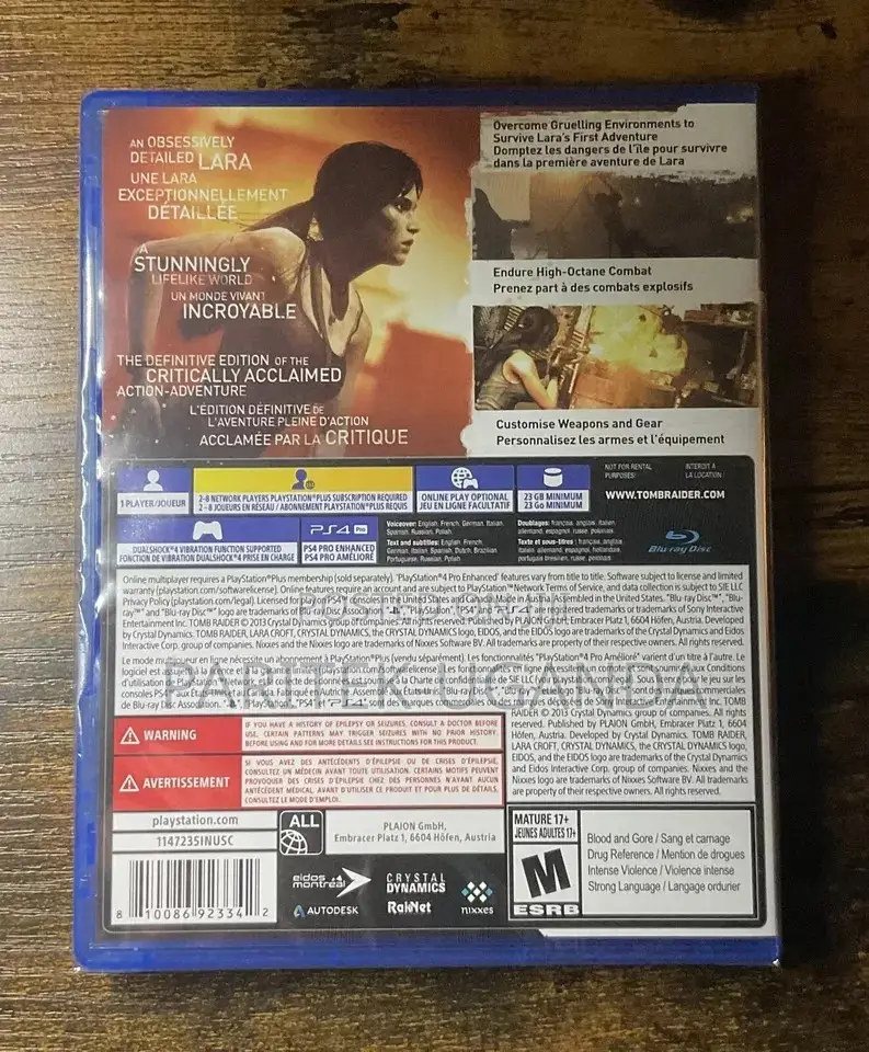 Ps4 Tomb Raider~Definitive Edition