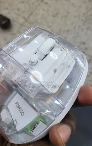 Porodo Vertical Transparent Wireless Mouse