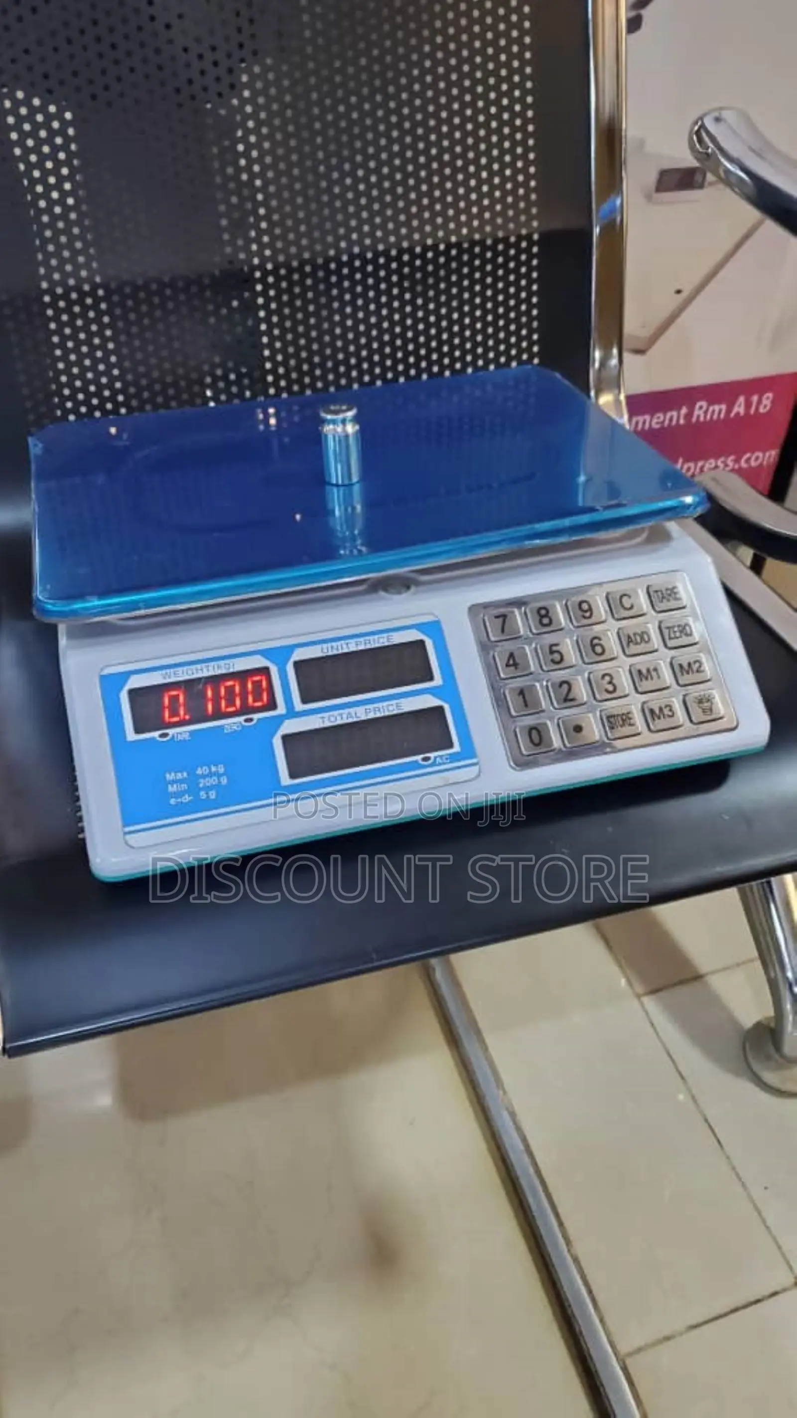 Long Life Rechargeable Battery Tabletop Scale