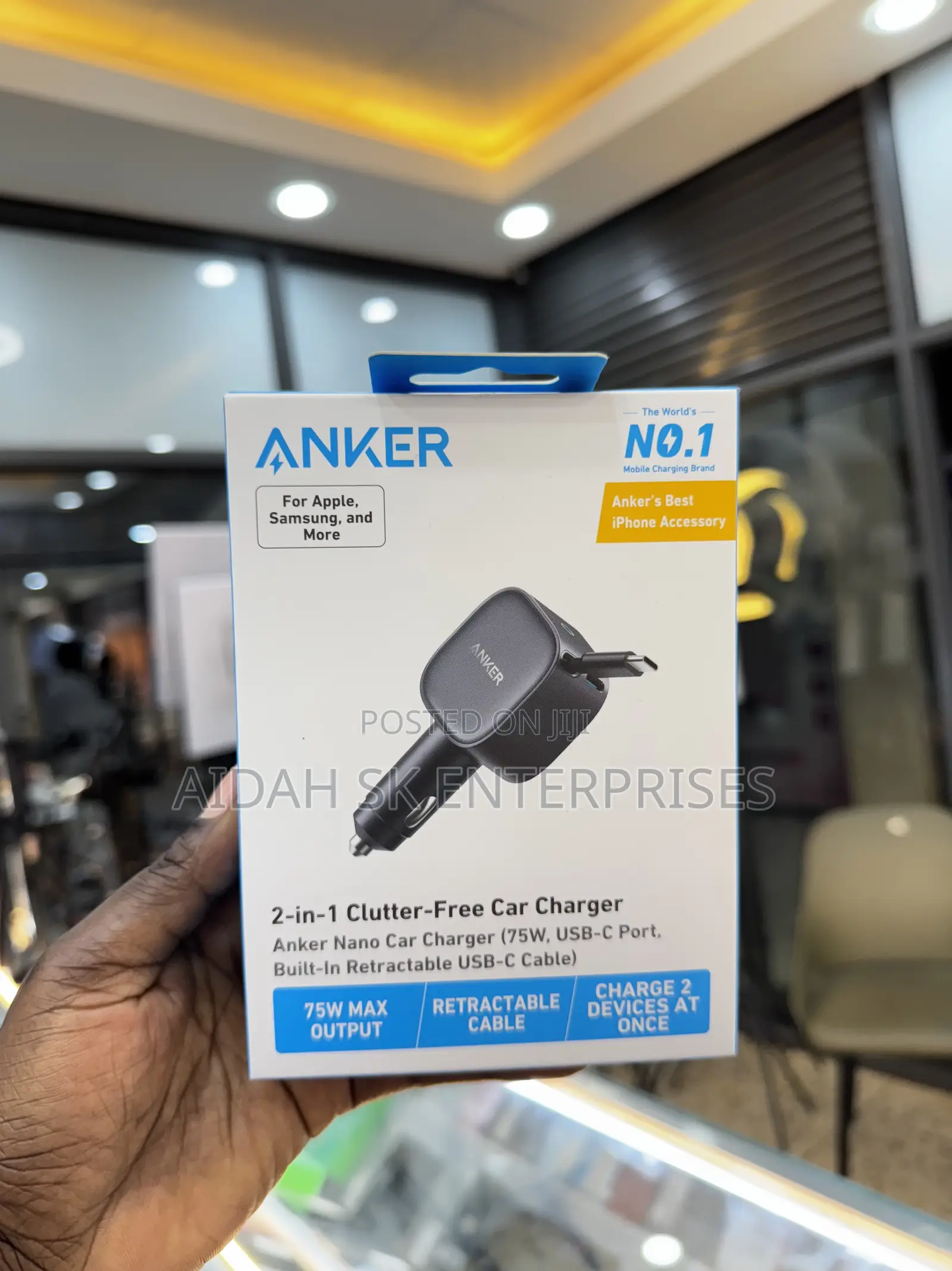 Anker 75w Max Ultra-Compact Type-C Car Charger