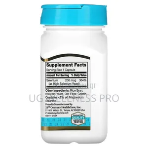 21st Century, Selenium, 200 McG, 60 Capsules